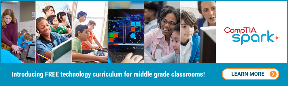 Introducing FREE technology curriculum for middle grade classrooms!